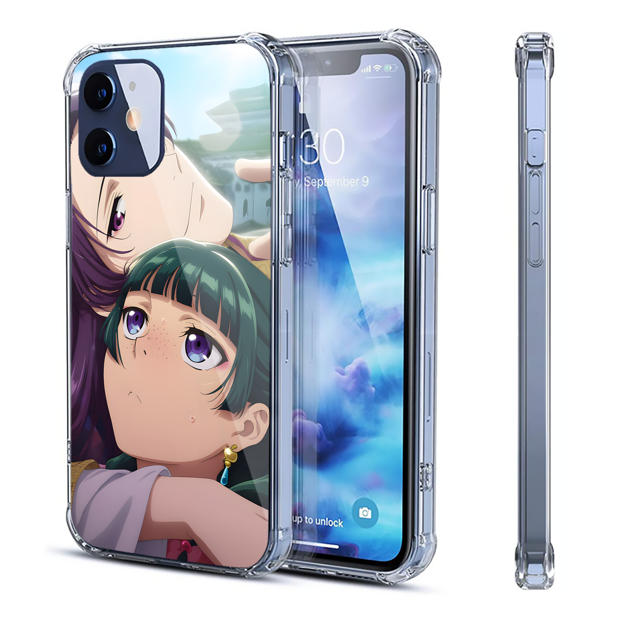 （画像用） 薬屋のひとりごと The Apothecary Diaries 【iPhone 12シリーズ対応】透明スマホケース（クリアソフトケース）